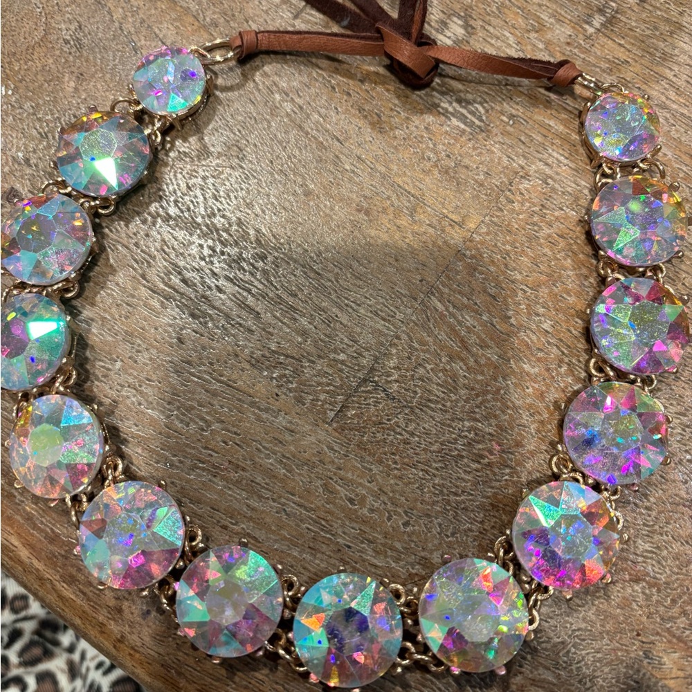 Iridescent Crystal Necklace